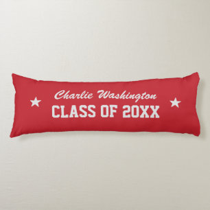 Graduation custom name, year & colour body pillow