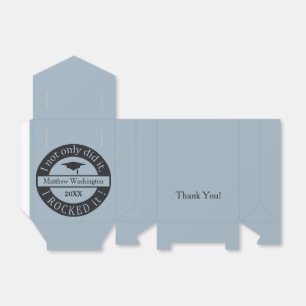 Graduation custom name & year favour bags box