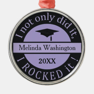 Graduation custom name & year ornament