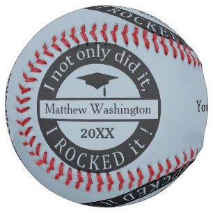 Graduation custom name & year softball