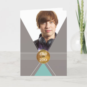 Graduation Custom, Personalised Photo Card, B Invitation