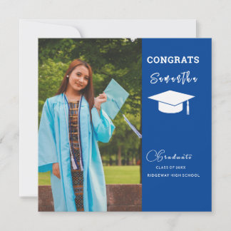 Graduation Custom Photo Graduate Announcement Card