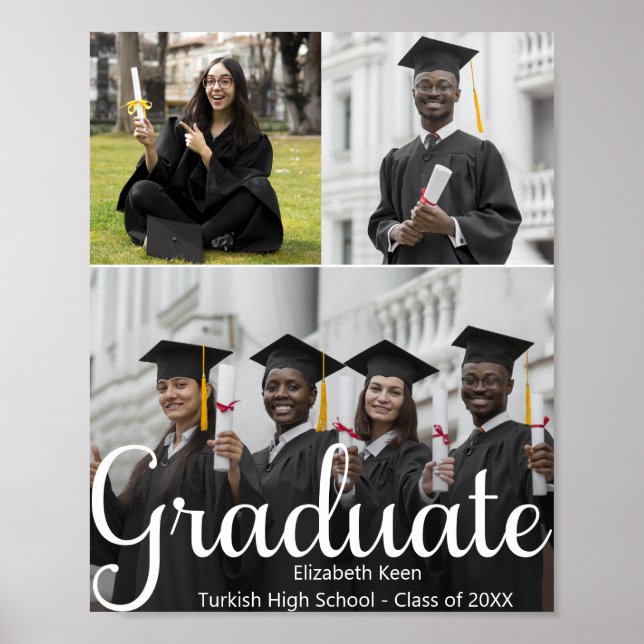 Graduation Custom Photo Poster (Front)