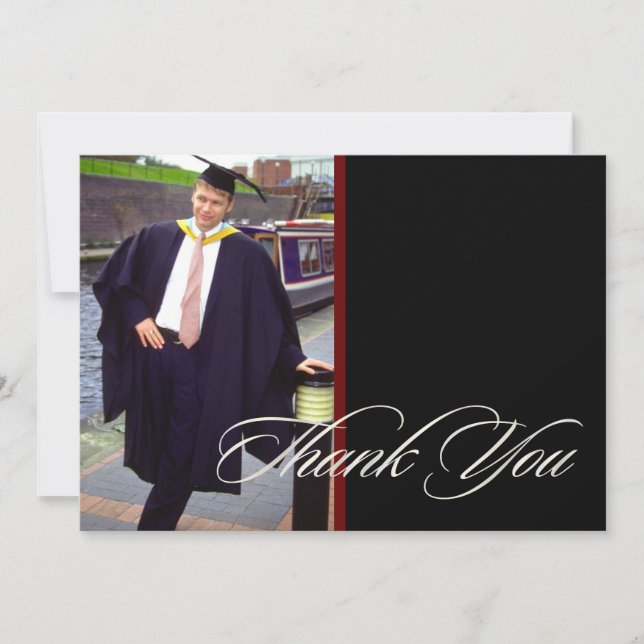 Graduation, Custom Thank You Cards, Flat (Front)