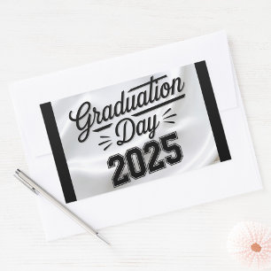 Graduation Day 2025 Rectangular Sticker