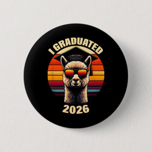 Graduation Day 2026 For Graduate School Degree Col 6 Cm Round Badge