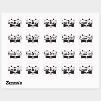 graduation day class of 2024 square sticker