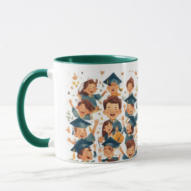 Graduation Day Postcard Mug (Left)