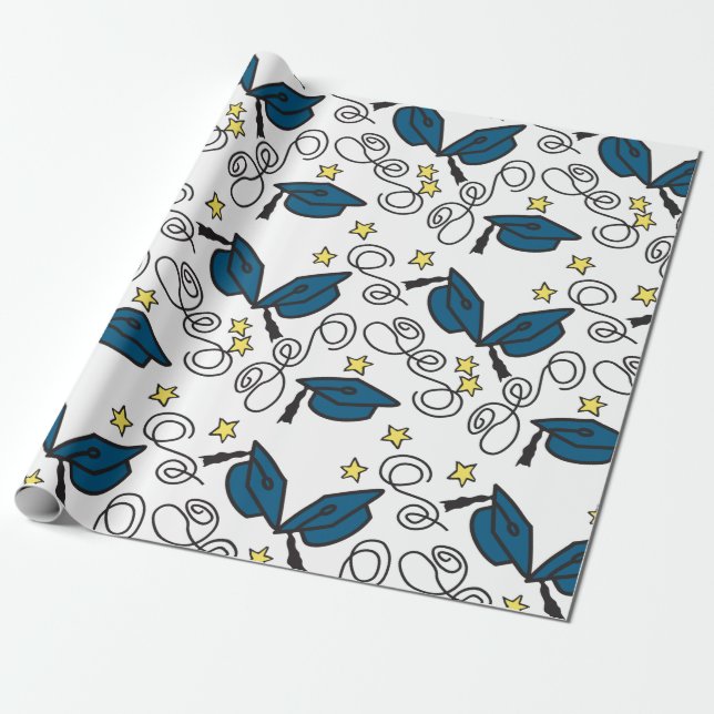 Graduation Day Wrapping Paper (Unrolled)