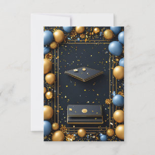 Graduation Decorative Arrangement Invitation