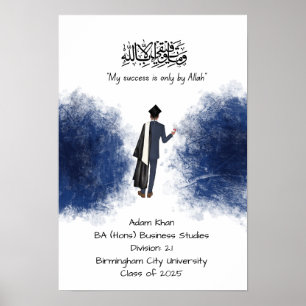 Graduation Degree certificate Poster