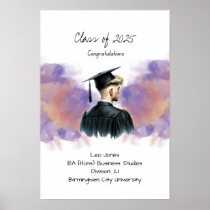 Graduation Degree certificate  Poster