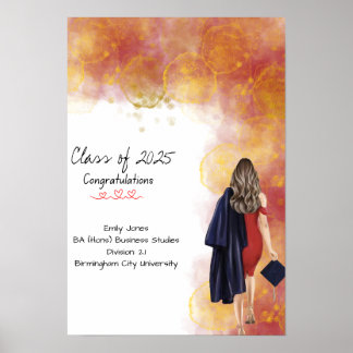 Graduation Degree certificate  Poster