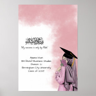 Graduation Degree certificate Poster