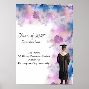 Graduation Degree certificate Poster