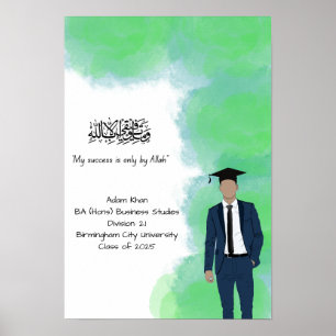 Graduation Degree certificate  Poster