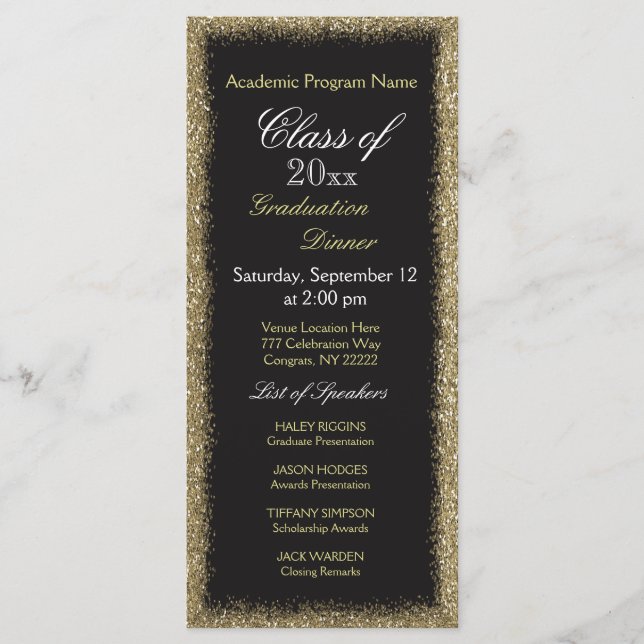 Graduation Dinner Invitation (Front)