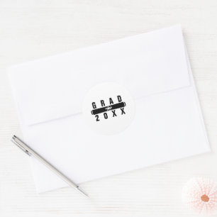 Graduation Diploma Black Envelope Seal
