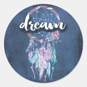 Graduation Dream Catcher Boho Grad Party Classic Round Sticker