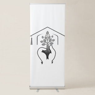 Graduation: Dreams Embodied in One Powerful Slogan Retractable Banner