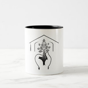 Graduation: Dreams Embodied in One Powerful Slogan Two-Tone Coffee Mug