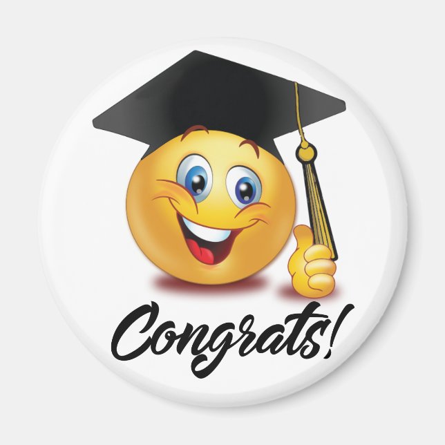 Graduation Emoji Magnet (Front)