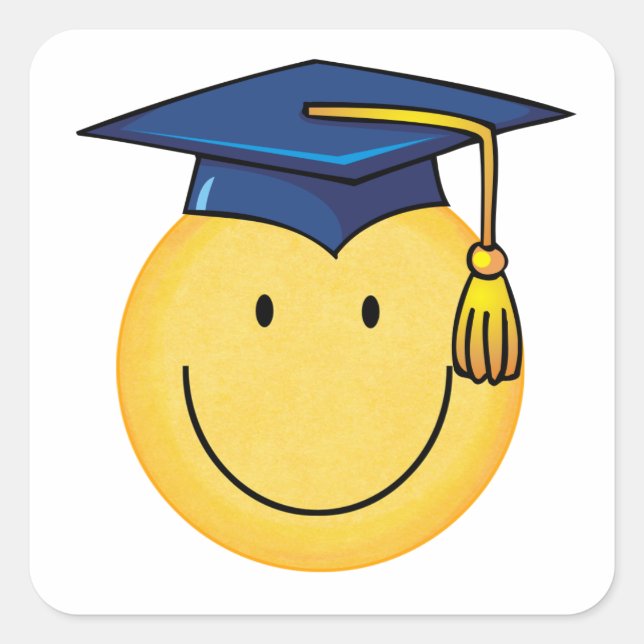 Graduation Face Sticker (Front)