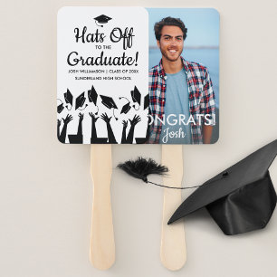 Graduation Fan Place Holder Custom Graduate Photo