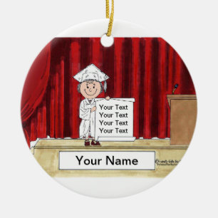 Graduation - Female Ceramic Tree Decoration