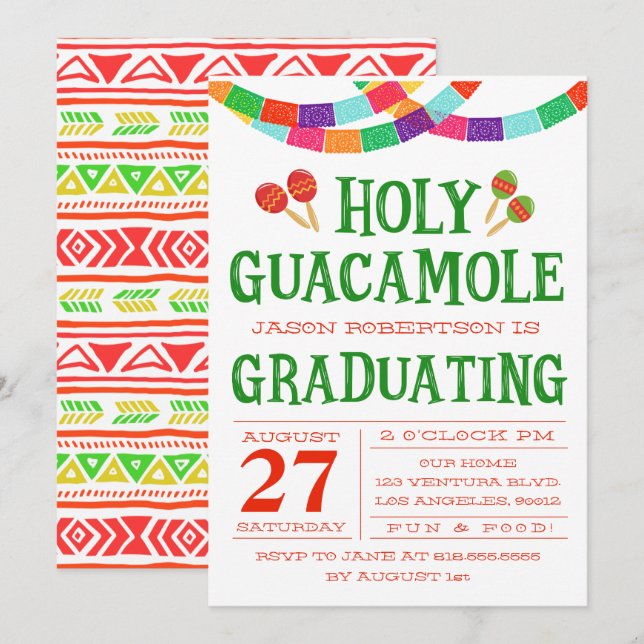 GRADUATION FIESTA INVITATION (Front/Back)