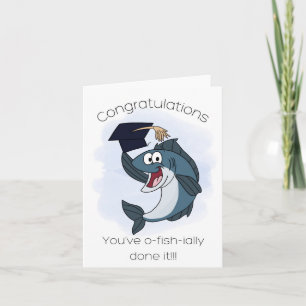 Graduation Fish Card