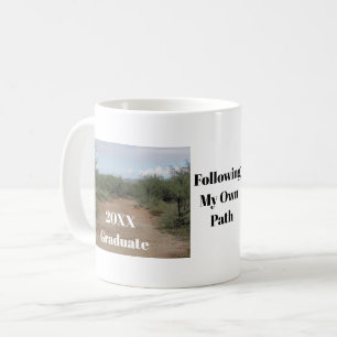 Graduation Follow Own Path Desert Trail Graduate Coffee Mug