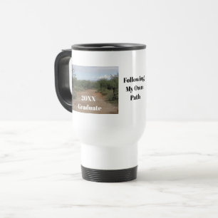 Graduation Follow Own Path Desert Trail Graduate Travel Mug