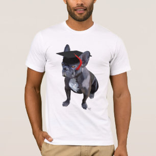 Graduation French Bulldog T-Shirt