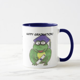 Graduation frog mug
