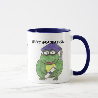 Graduation frog mug