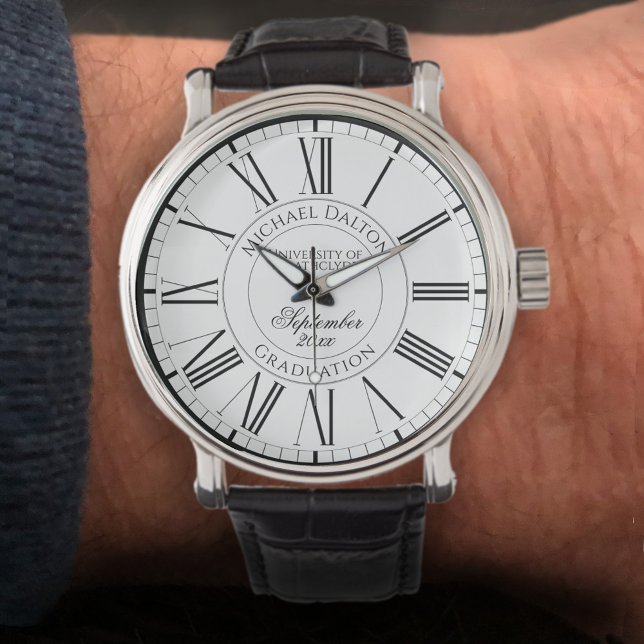 Graduation from University or College Personalised Watch (Creator Uploaded)