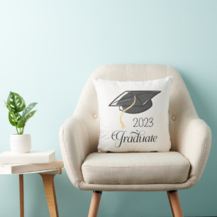 Graduation Fun Facts Class of Script Cushion