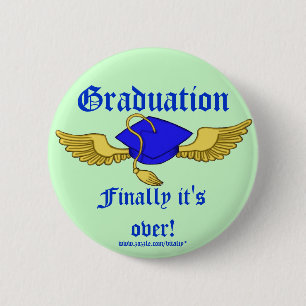 Graduation funny button