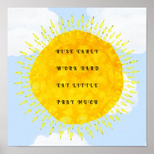 Graduation Gift Advice Poster