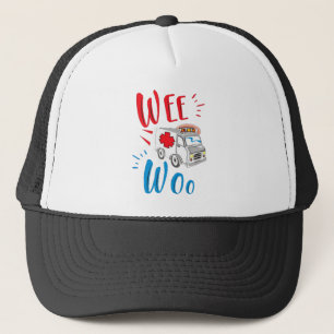 graduation gift, ambulance, patient trucker hat