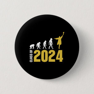 Graduation Gift Class Of 2024 6 Cm Round Badge