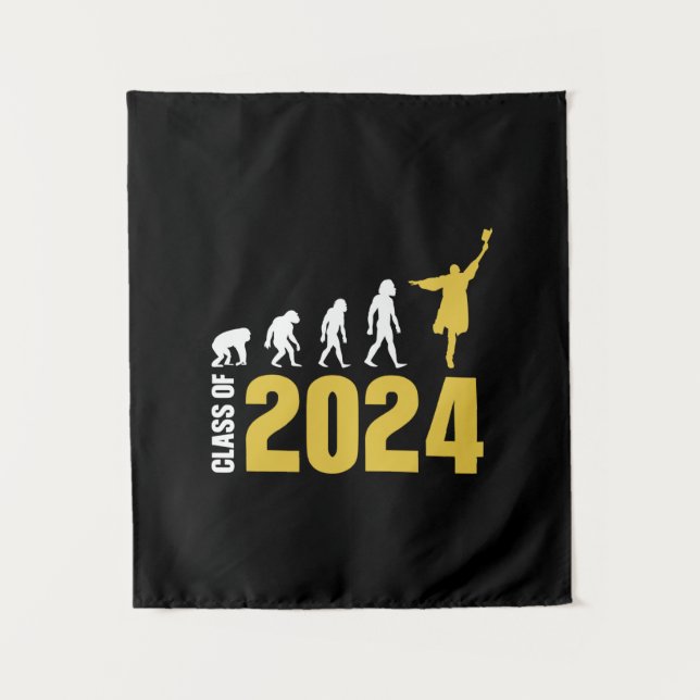 Graduation Gift | Class Of 2024 Tapestry (Front)
