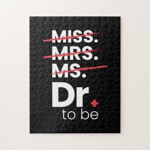 Graduation Gift   Doctor To Be Jigsaw Puzzle