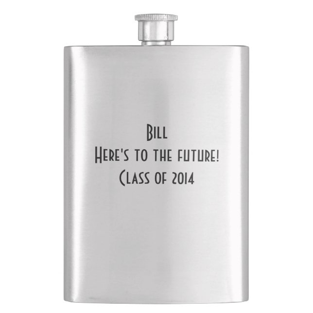 Graduation Gift Flask (Front)