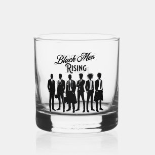 Graduation Gift for Black Men Whiskey Glass