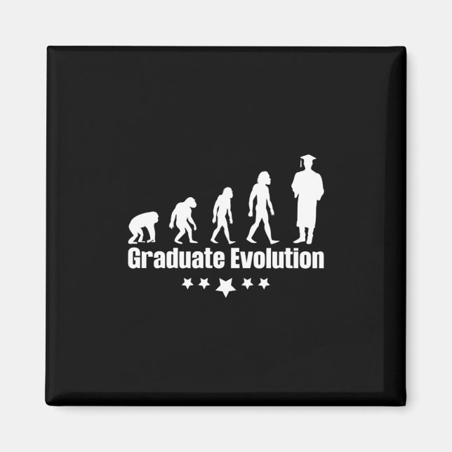 Graduation Gift | Graduate Evolution Magnet (Front)