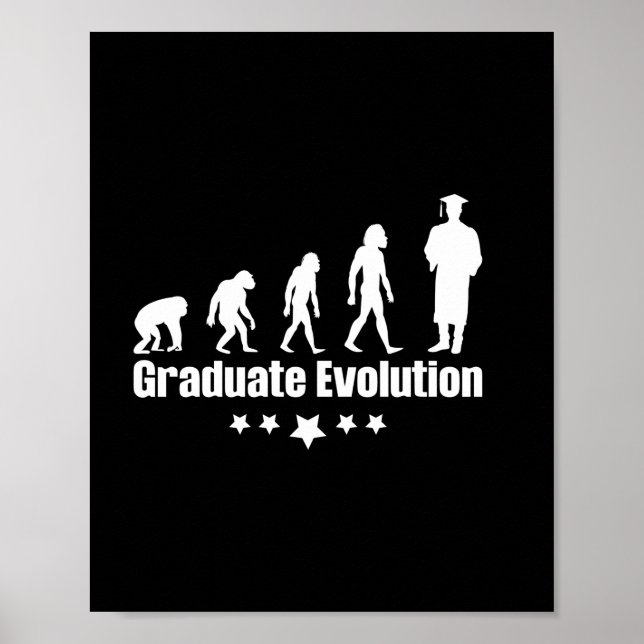 Graduation Gift | Graduate Evolution Poster (Front)