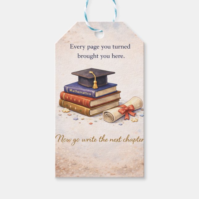 Graduation Gift Tags (Front)