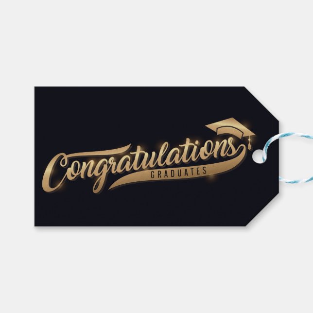 Graduation Gift Tags (Front (Horizontal))